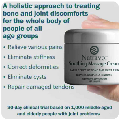 💥Natravor Soothing Massage Cream 👨‍⚕️ Coral Calcium + Light Sensitive Therapy 💥